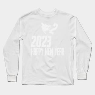 happy new year 2023 Skateboarding Long Sleeve T-Shirt